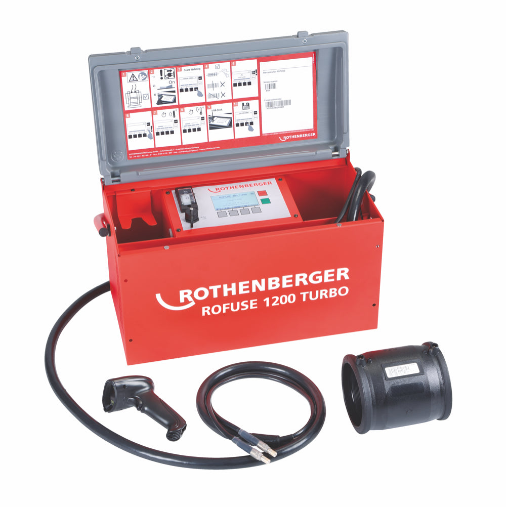 PLASTIC PIPE ELECTRO- FUSION 1200 TURBO - RANGE UPTO 1200MM - DIAMETER FITTINGS