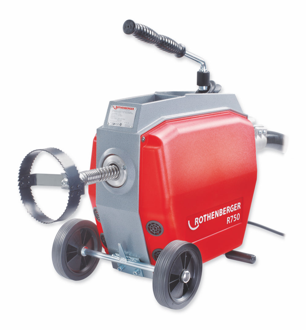 DRAIN CLEANING 750 - ELECTRICAL "PIPE DIAMETER RANGE : 4/5" TO 8" (20MM- 200MM)"