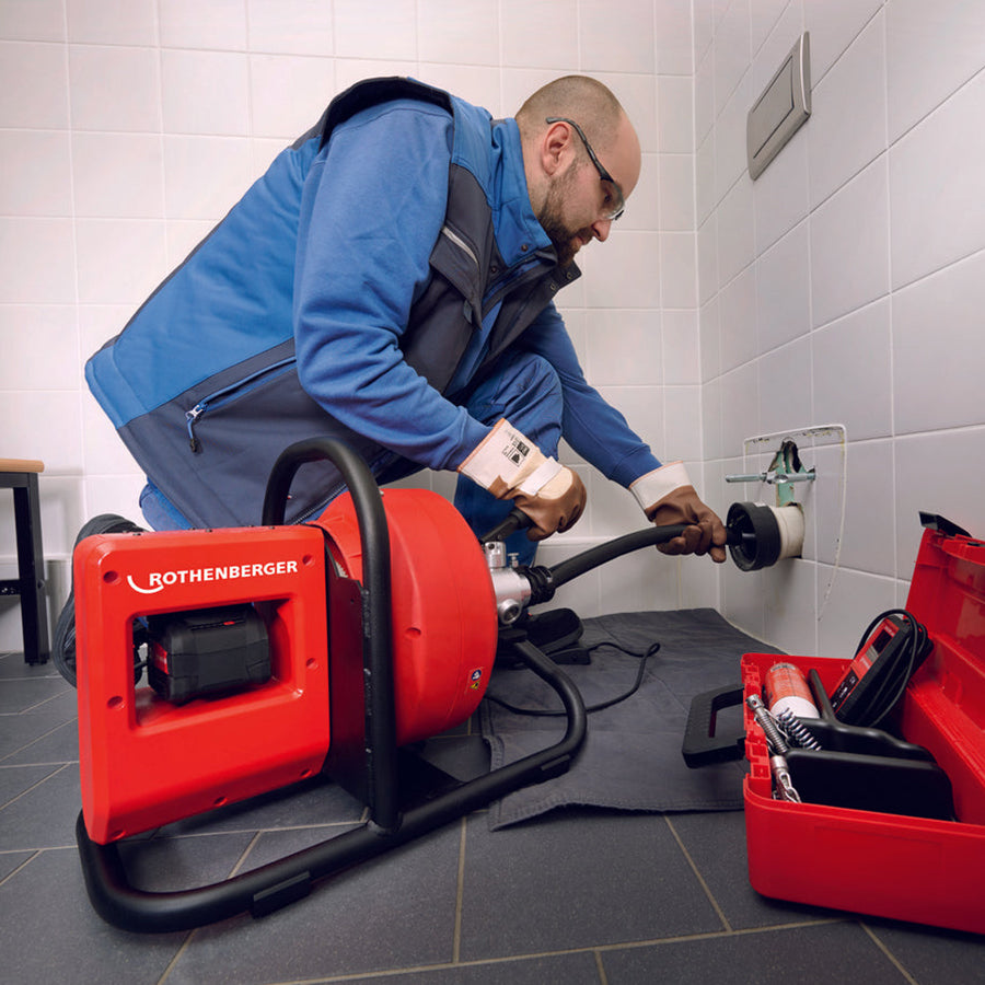 CORDLESS DRUM DRAIN CLEANING MACHINE - DIA 40-100MM