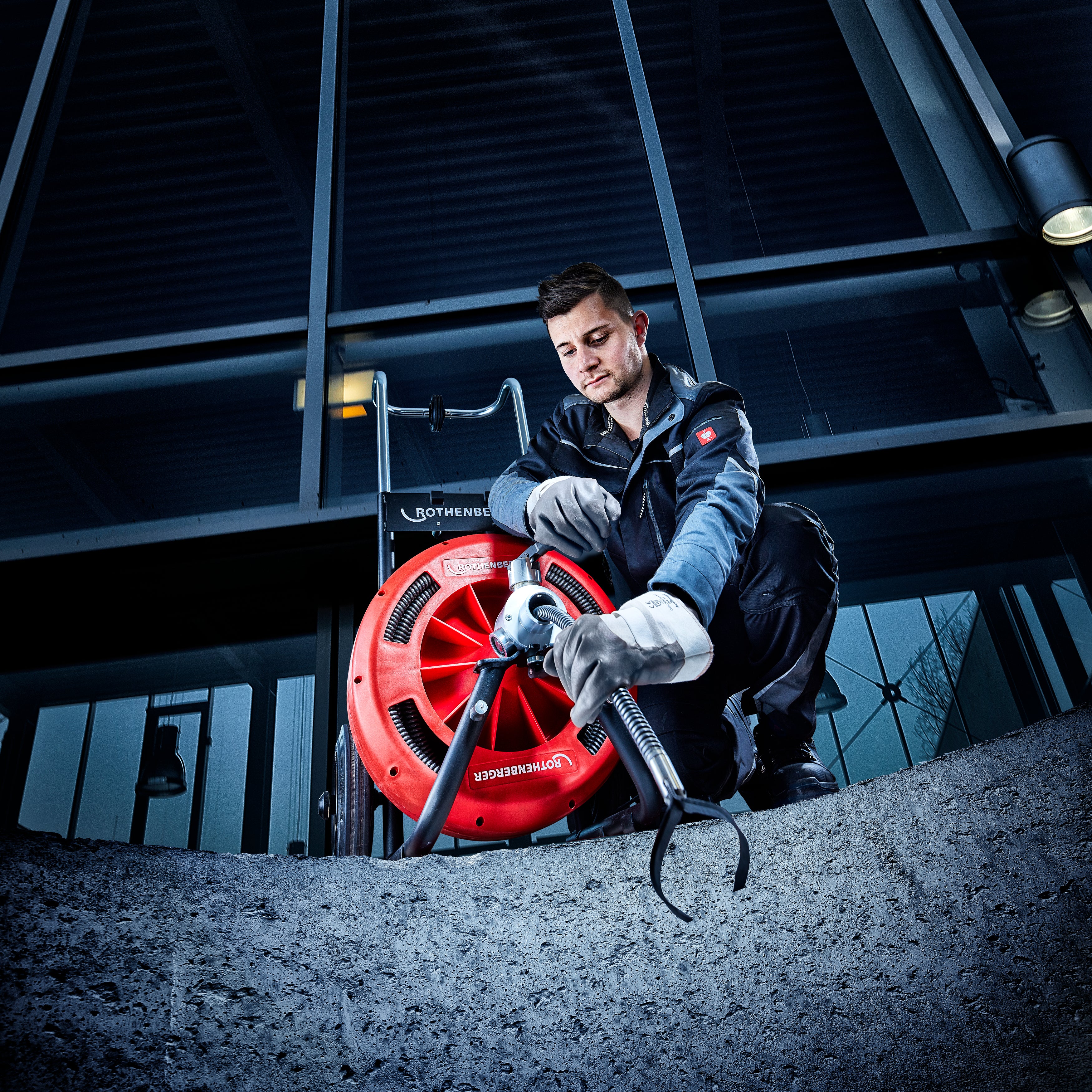 DRAIN CLEANING DRUM L - ELECTRICAL "PIPE DIAMETER RANGE : 3.1/4" TO 12" (75MM-250MM)"