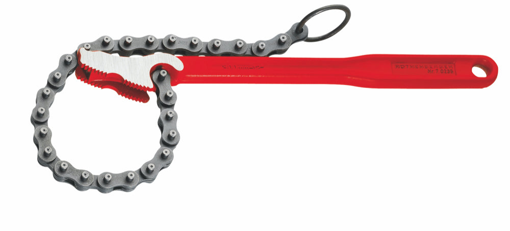 PIPE WRENCHES CHAIN - DOUBLE-SIDED TEETH SURFACE HEAVY DUTY    RANGE PIPE DIA : 4"