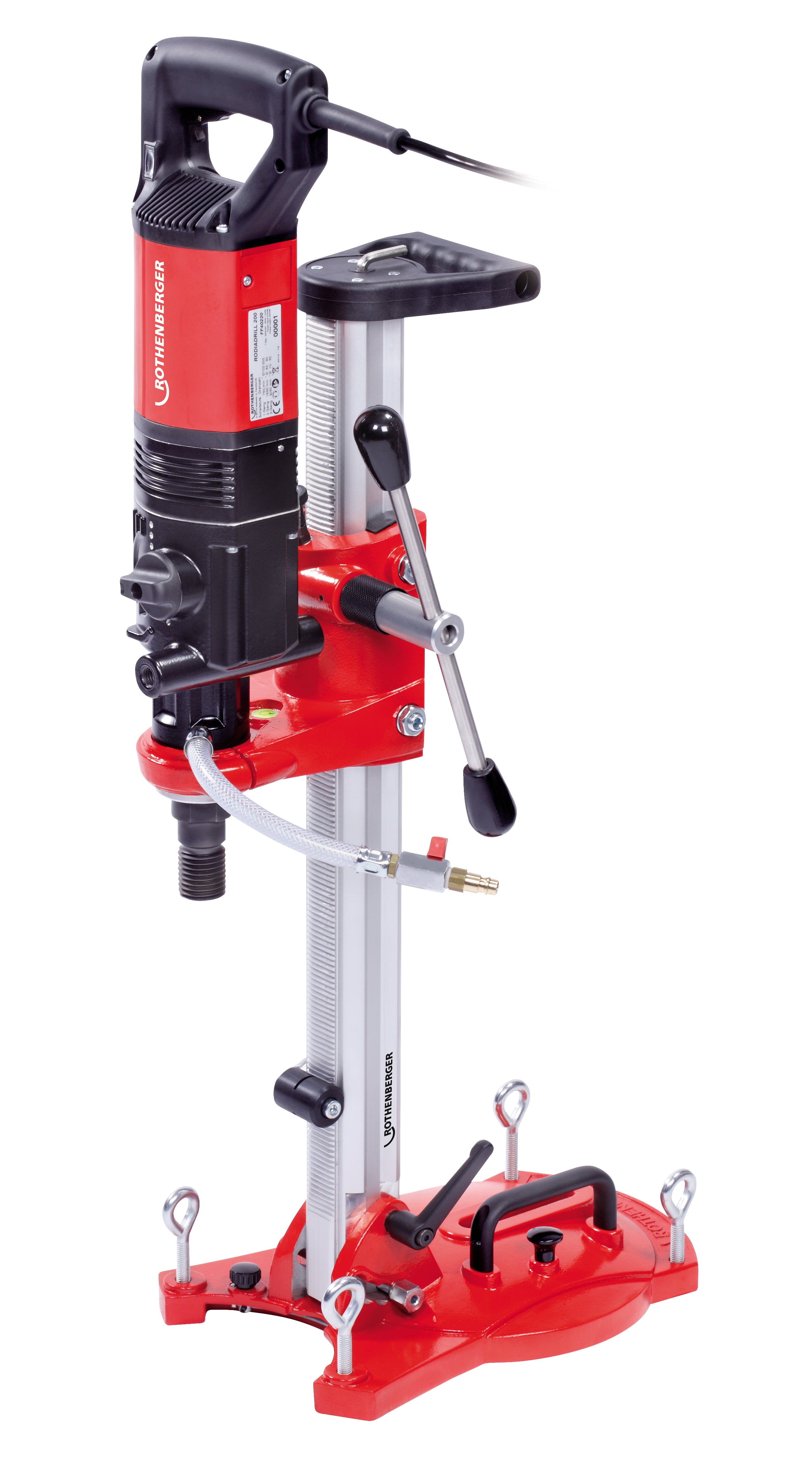 DIAMOND CORING SYSTEM - DRILL STAND 150 + CORING MOTOR 200 "DIA 10MM - 152MM"